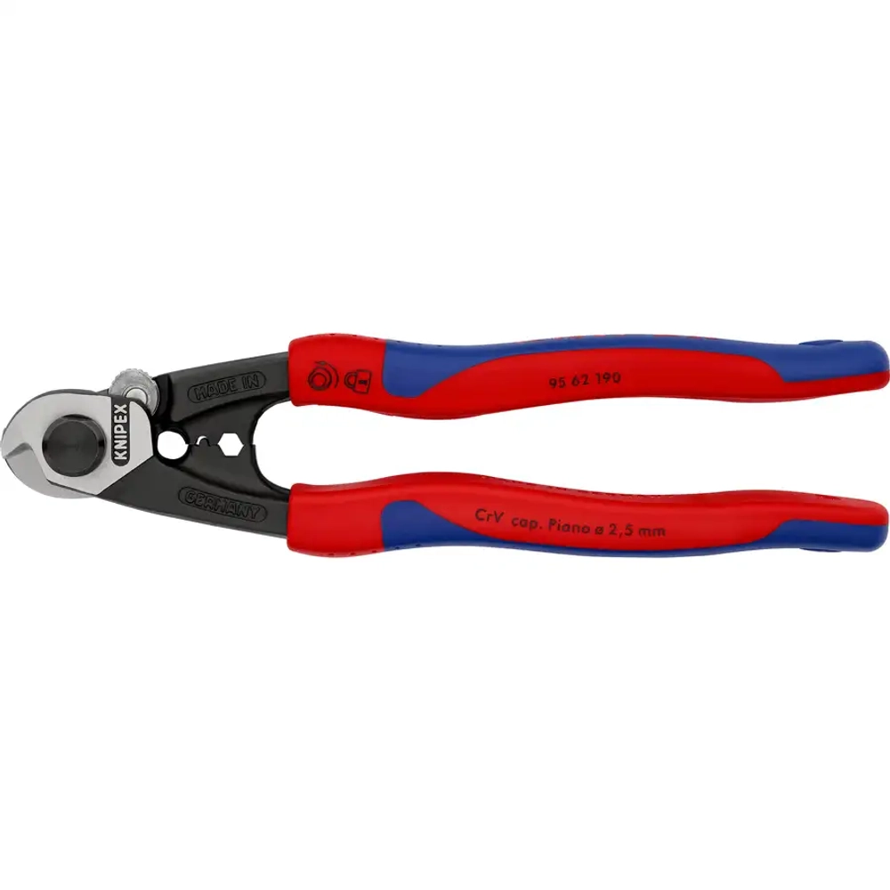 Ножницы для резки проволочных тросов 190 мм Knipex 95 62 190