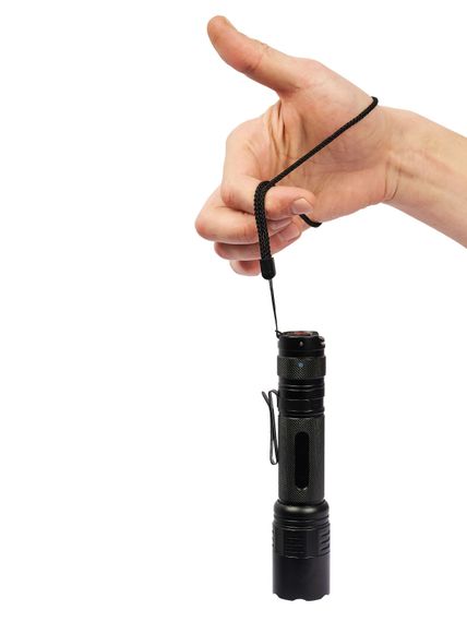 Ручной фонарь Skywoods Tactic 1800 люмен USB-Type C холодный свет IP67