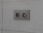 MA660510 Комплект механизма электрической розетки 2USB С+C 20W с/з на винтовых зажимах 16A-250V ALFA Антрацит серый QUANT (AP6605, VM165)
