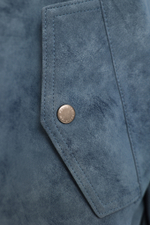 Бомбер из замши