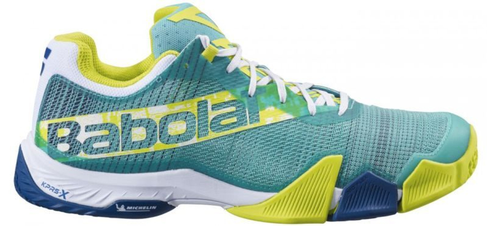 Мужские кроссовки для Падел Babolat Jet Premura Men - green/sulphur spring