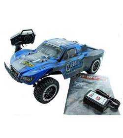 Радиоуправляемый шорт-корс Remo Hobby 9EMU TWINS MOTOR (синий) 4WD 2.4G 1/8 RTR
