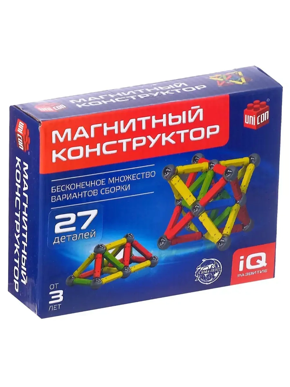 Магнитный конструктор, 27 деталей
