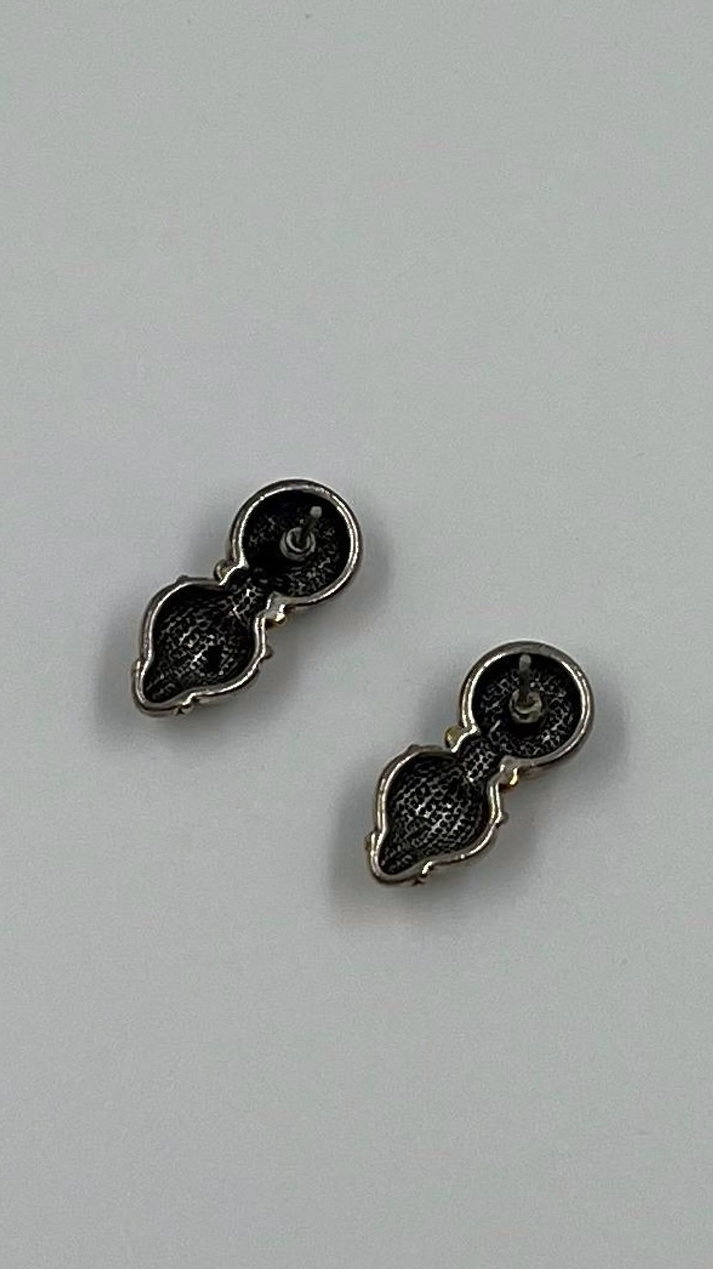 Серьги с красными кристаллами