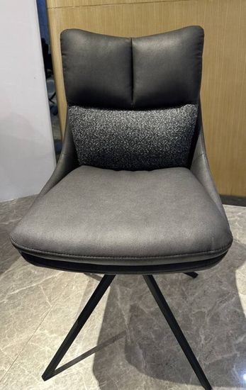 Стул LEROY 360 град. поворот Серый Maison 99# / OTE COBBLE 457 / черный каркас