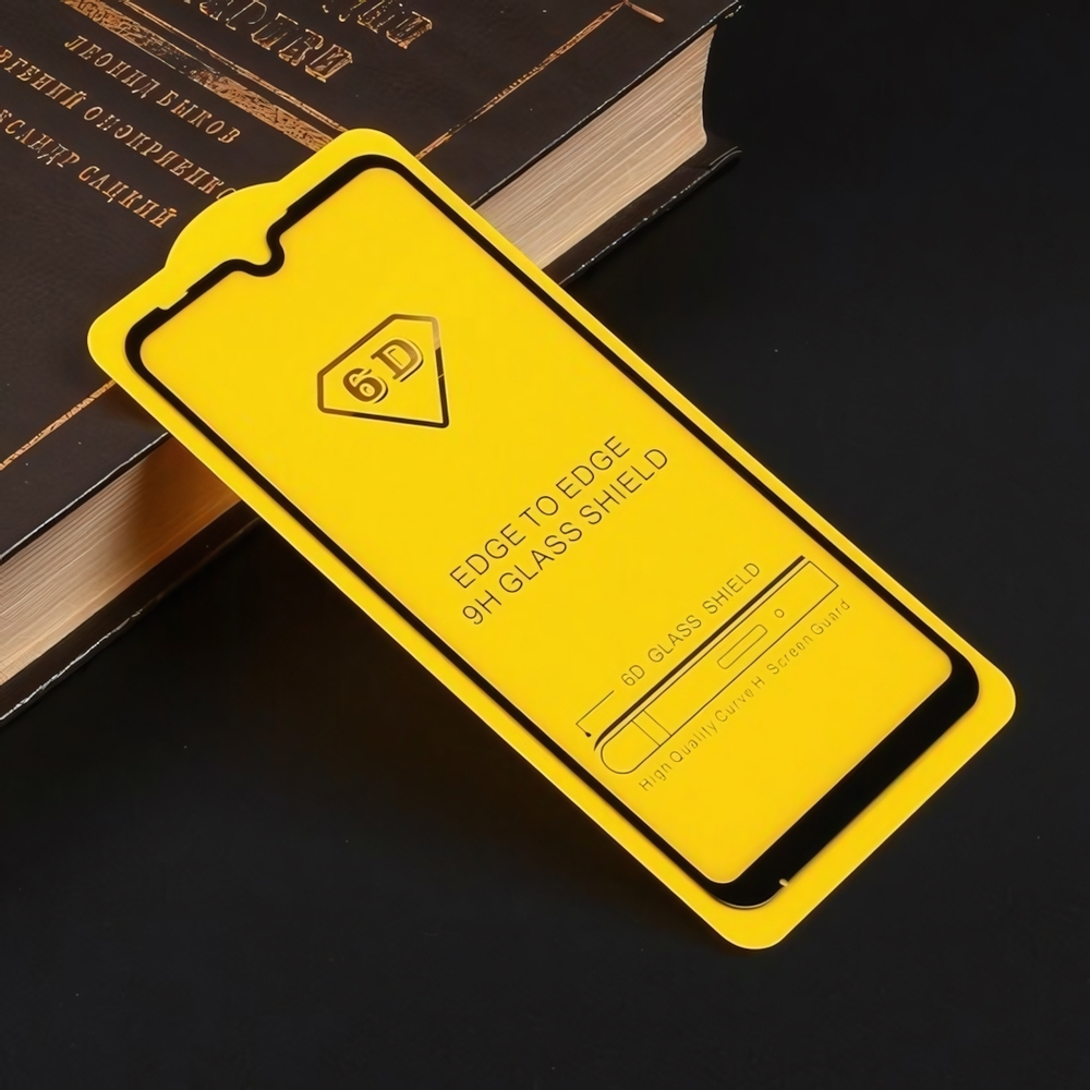 Защитное стекло Full Glue для Xiaomi Mi Play на полный экран, 010630 Черный