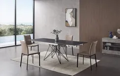 Стол раздвижной Everest 160-220х90 см, черный камень