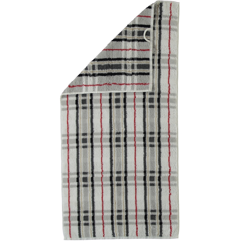 Полотенце 80х150 Cawo Noblesse 1062 Check светло-серое