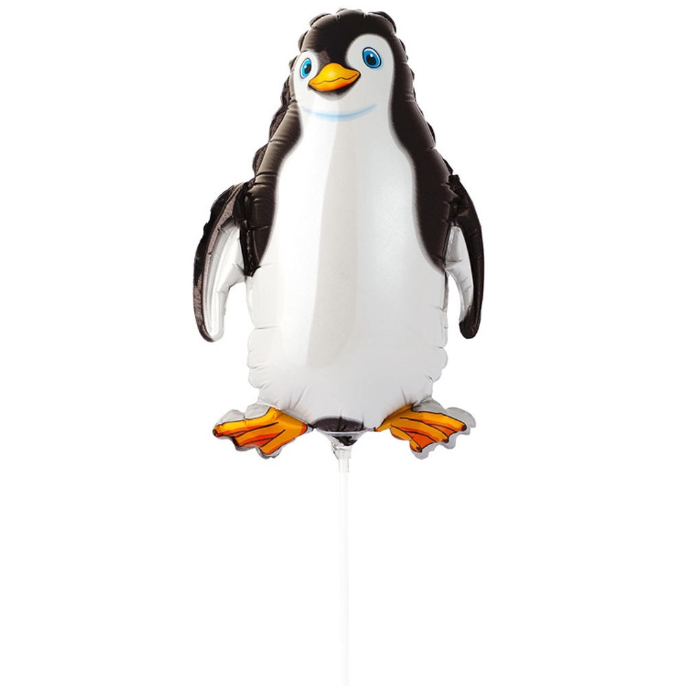 Шар Фольгированный Пингвин (Черный)