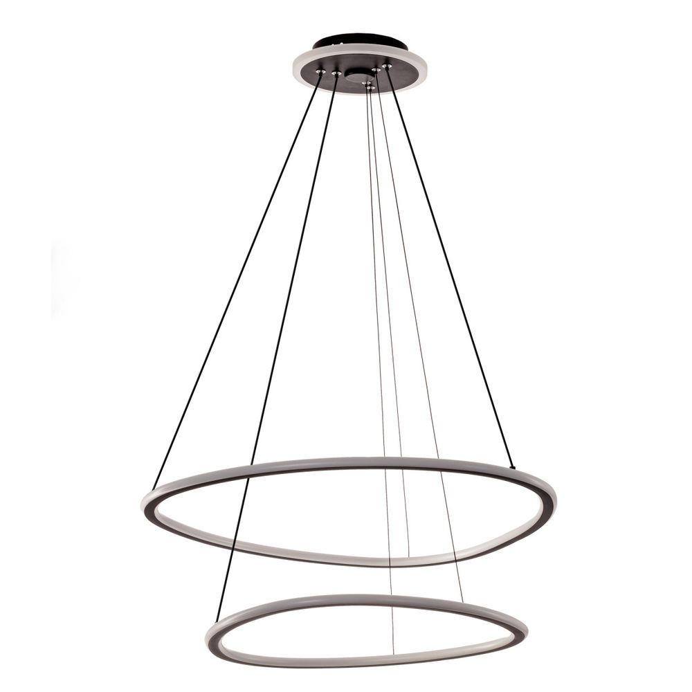 Citilux ТRIO CL215B061E LED Люстра подвесная с пультом Чёрная