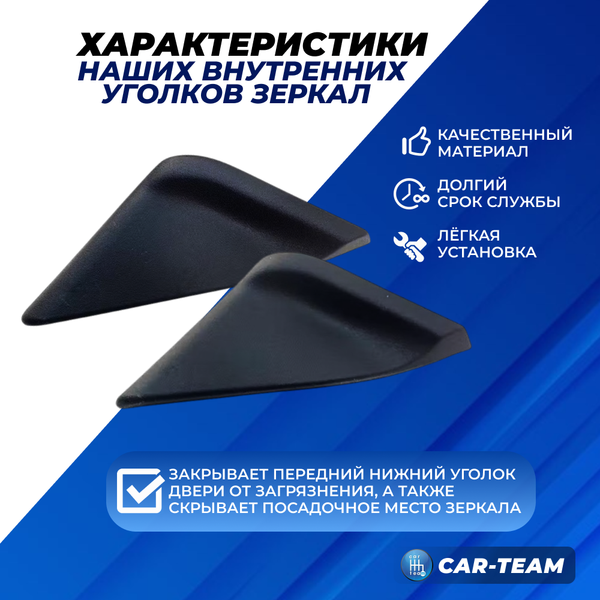 Уголки зеркал внутренние глухие на Лада Приора (2)