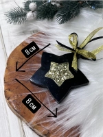 Новогодняя елочная игрушка Звезда