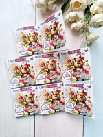 Открытки с шоколадом детям на 8 марта со скретч-наклейкой