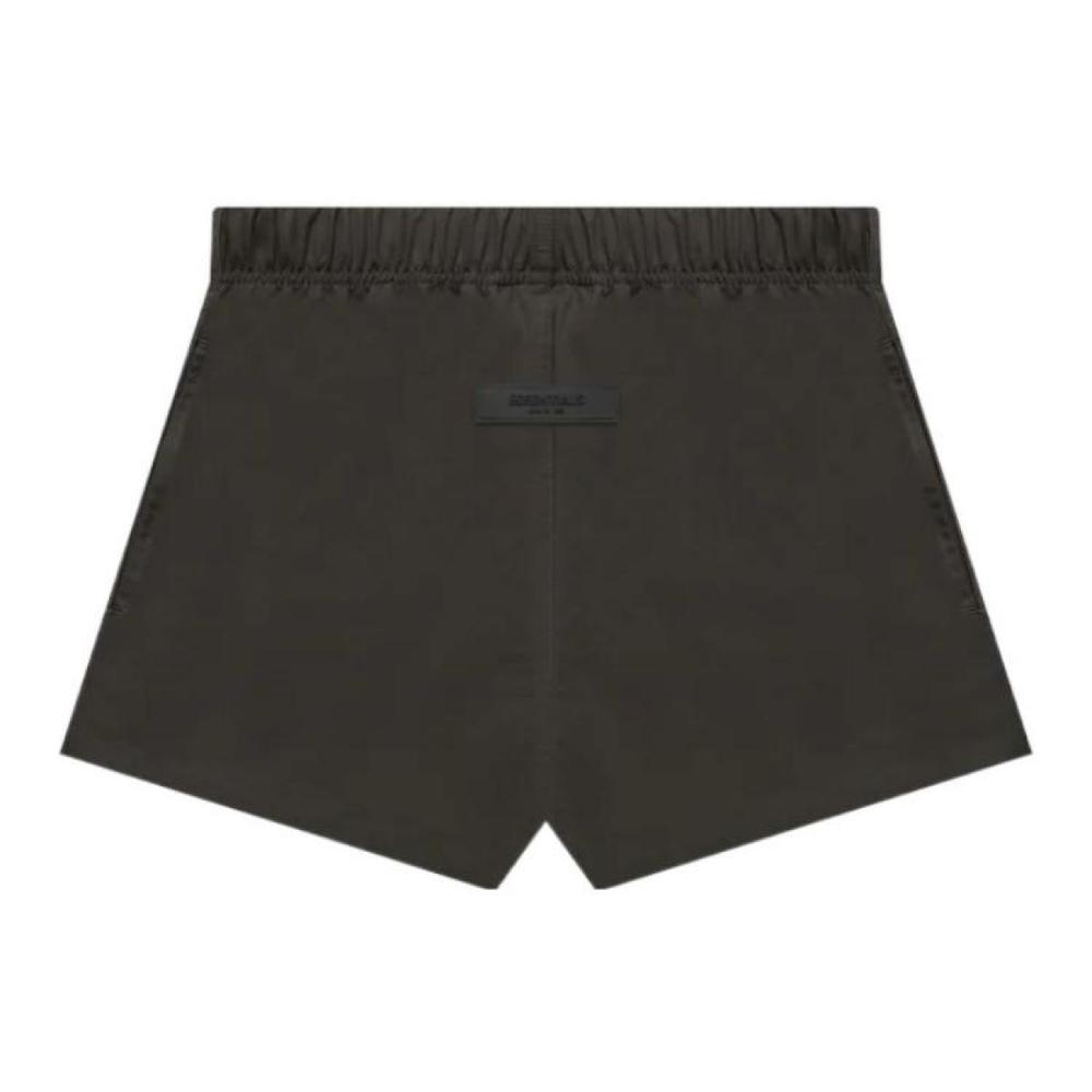 Шорты Fear of God Essentials FW22 Dock Short Off Black Logo, FOG-FW22-703
