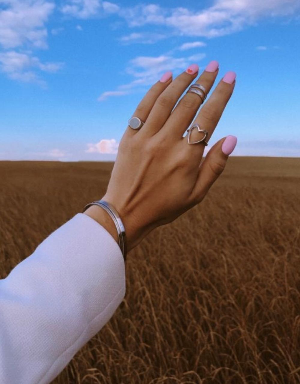 Кольцо-печатка на мизинец