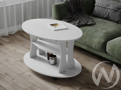 Стол журнальный Консул-1 (белый)