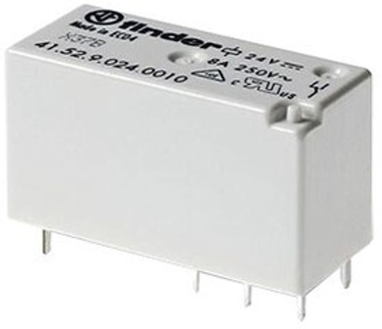 Реле электромагнитное Finder 41.52.9.024 (24VDC) ( 2 группы )