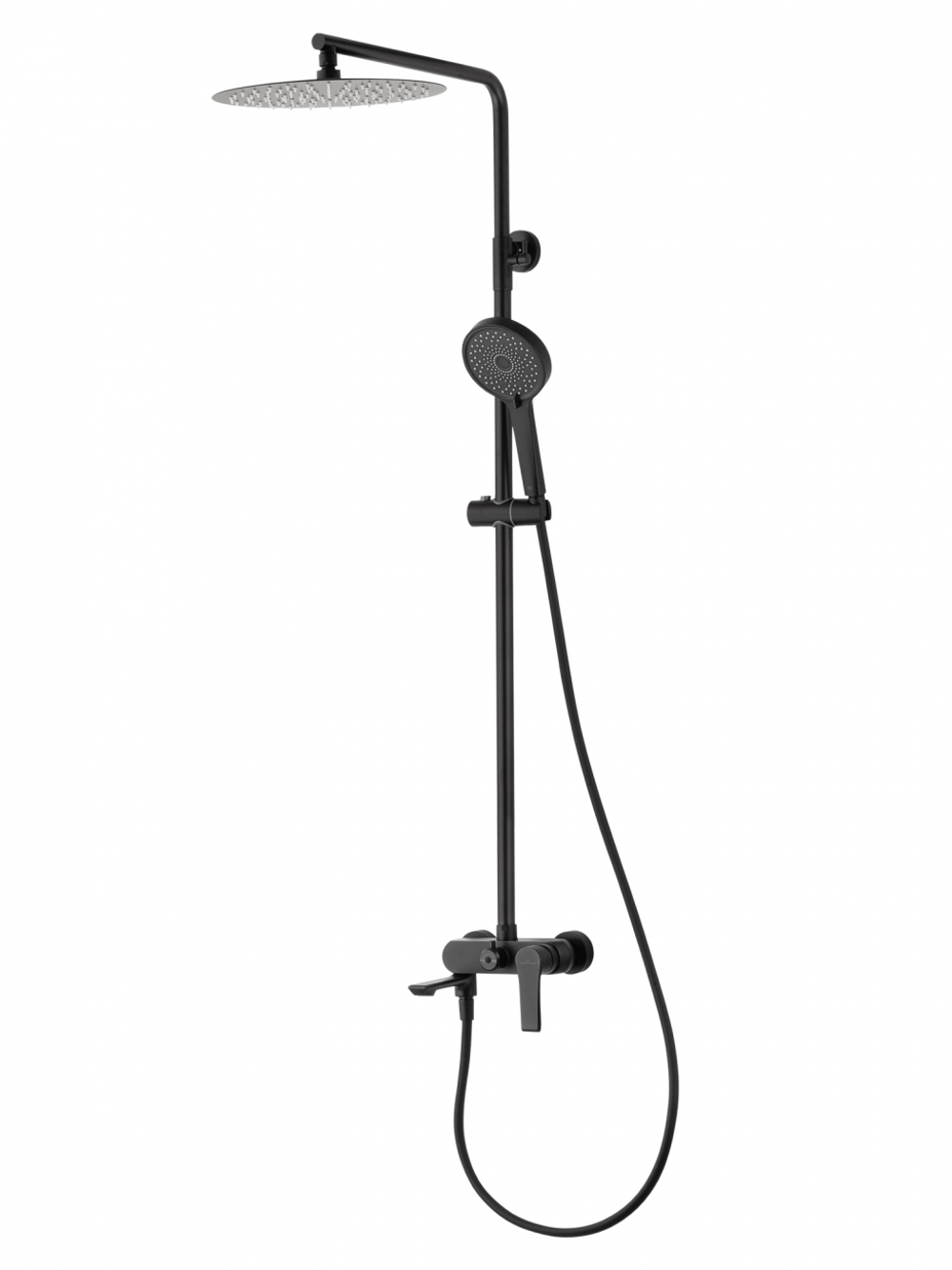 Душевая система WONZON & WOGHAND BRILLIANT, Черный матовый (WW-88047079-MB)