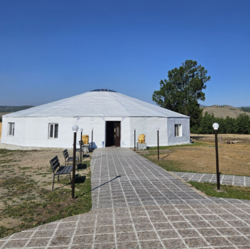 Капитальная застройка в форме юрты, размером 330 кв.м.