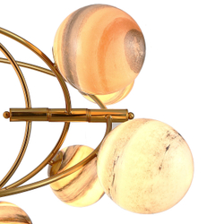 Люстра Planet 13B brass