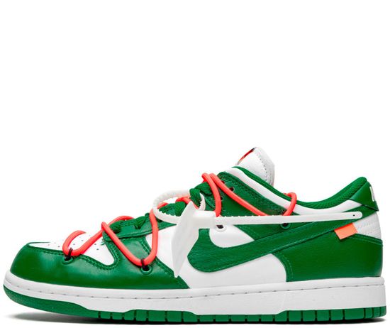 Кроссовки Nike SB Dunk Low "Off-White - Pine Green"
