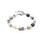Браслет Coeur de Lion Black-White-Grey 2700/30-1333
