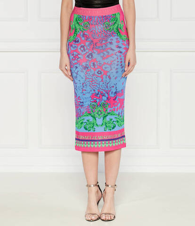 Юбка Versace Jeans Couture - разноцветная(76HAE8P7JS330)