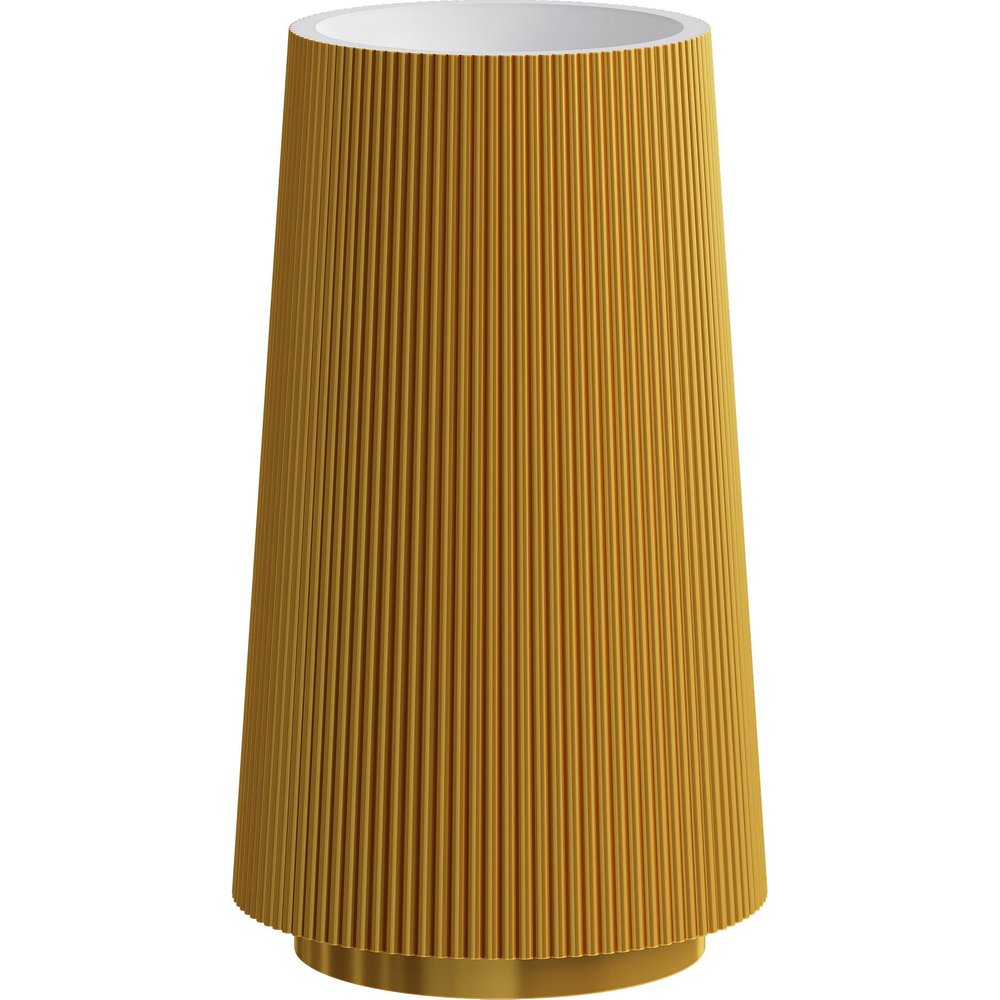 Раковина напольная Boheme Torre 801-Torre-G 48х48х85 Corian GOLD
