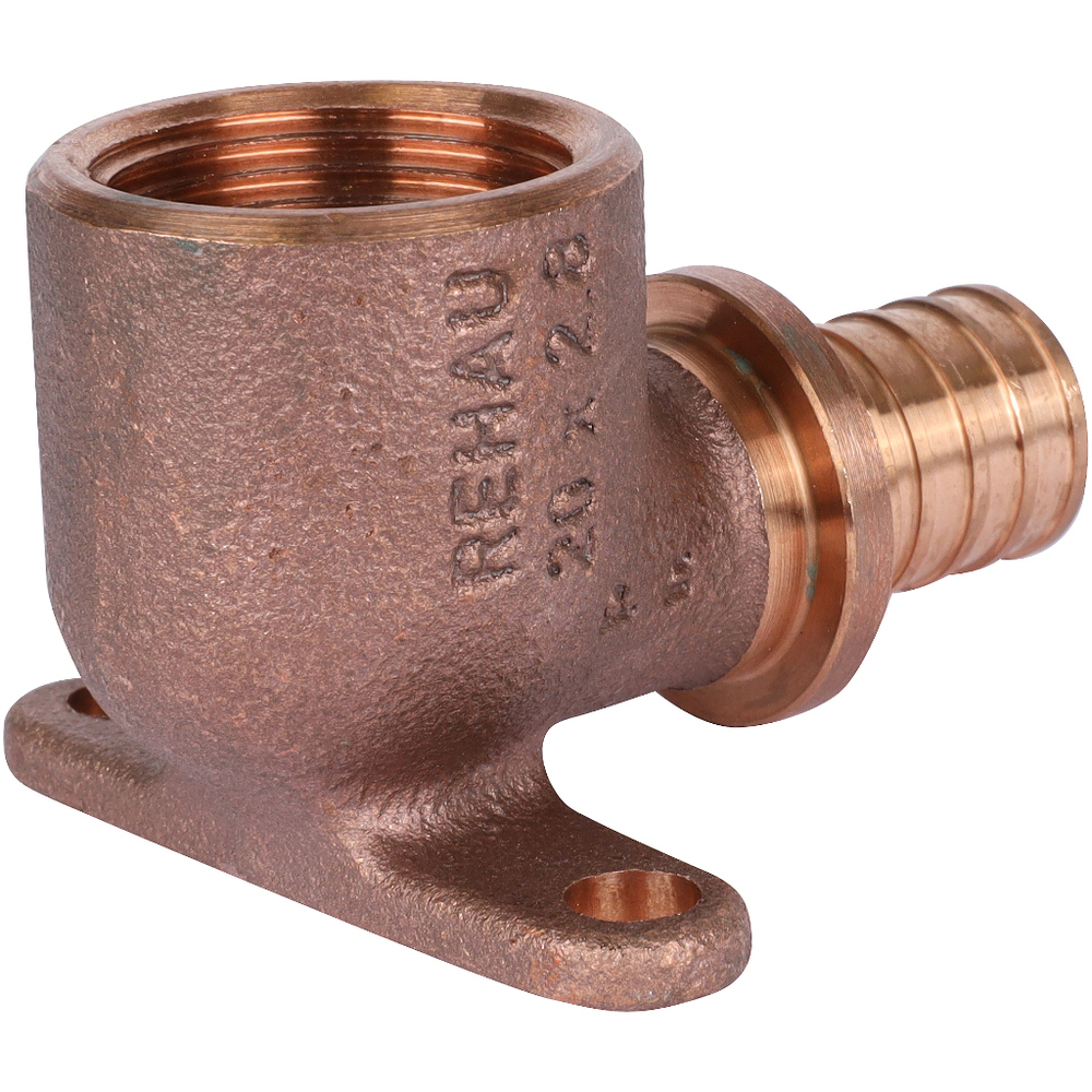 Угольник с креплением 20x3/4" аксиальный с внутренней резьбой REHAU RAUTITAN RX+