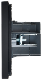 FORTE&PIANO Розетка USB A+C 3,1А FP150 черный IEK