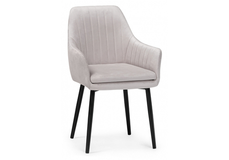 Стул на металлокаркасе Woodville на металлокаркасе Райнер MR -28, черный, ножки черные