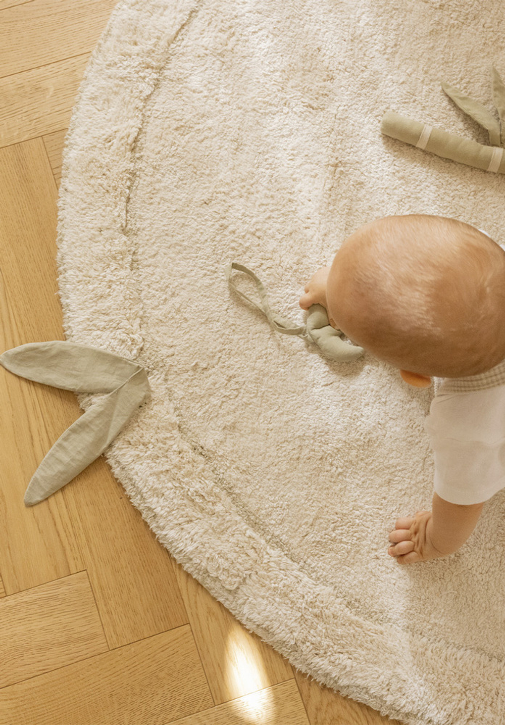 Ковер Lorena Canals Bamboo Sensorial Leaf (120Ø см)