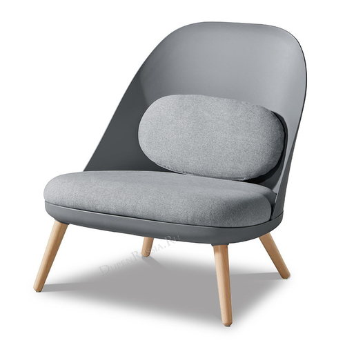 Кресло RX-12W серое HE512-10 ( Joanna)