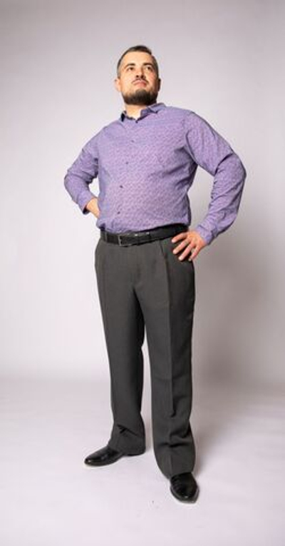 Брюки мужские серые демисезонные осенние весенние классические классика теплые шерстяные полушерсть костюмные офисные строгие деловые прямые 62 размер 8XL 42