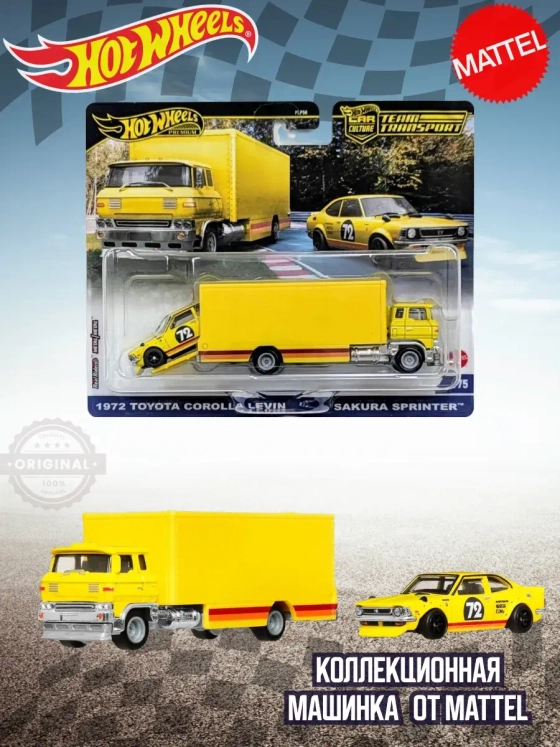 Набор Хот Вилс Premium Toyota и Sakura Sprinter FLF56 JBM34
