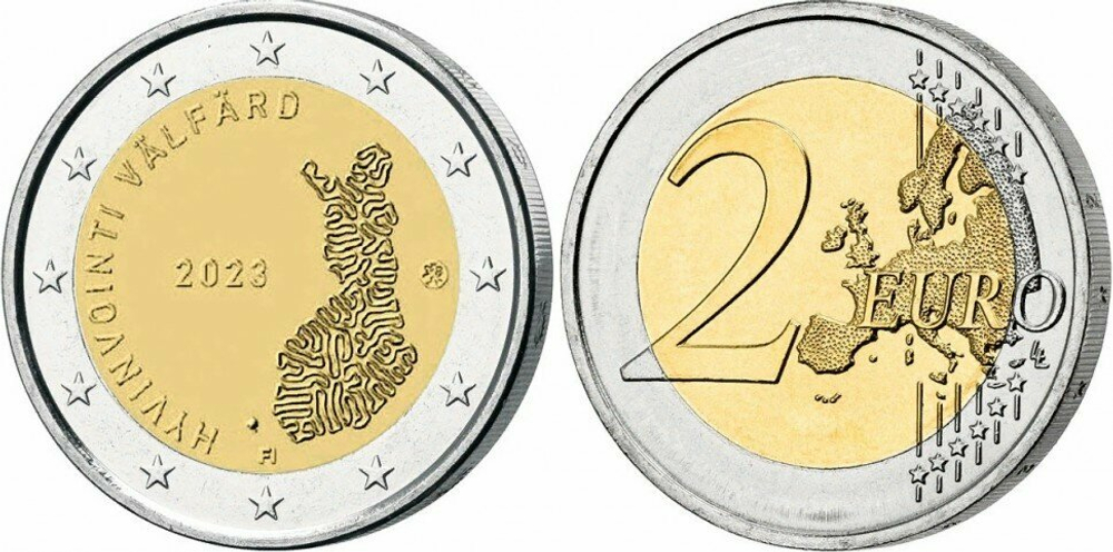 Финляндия 2 евро, 2023 Социальные работники