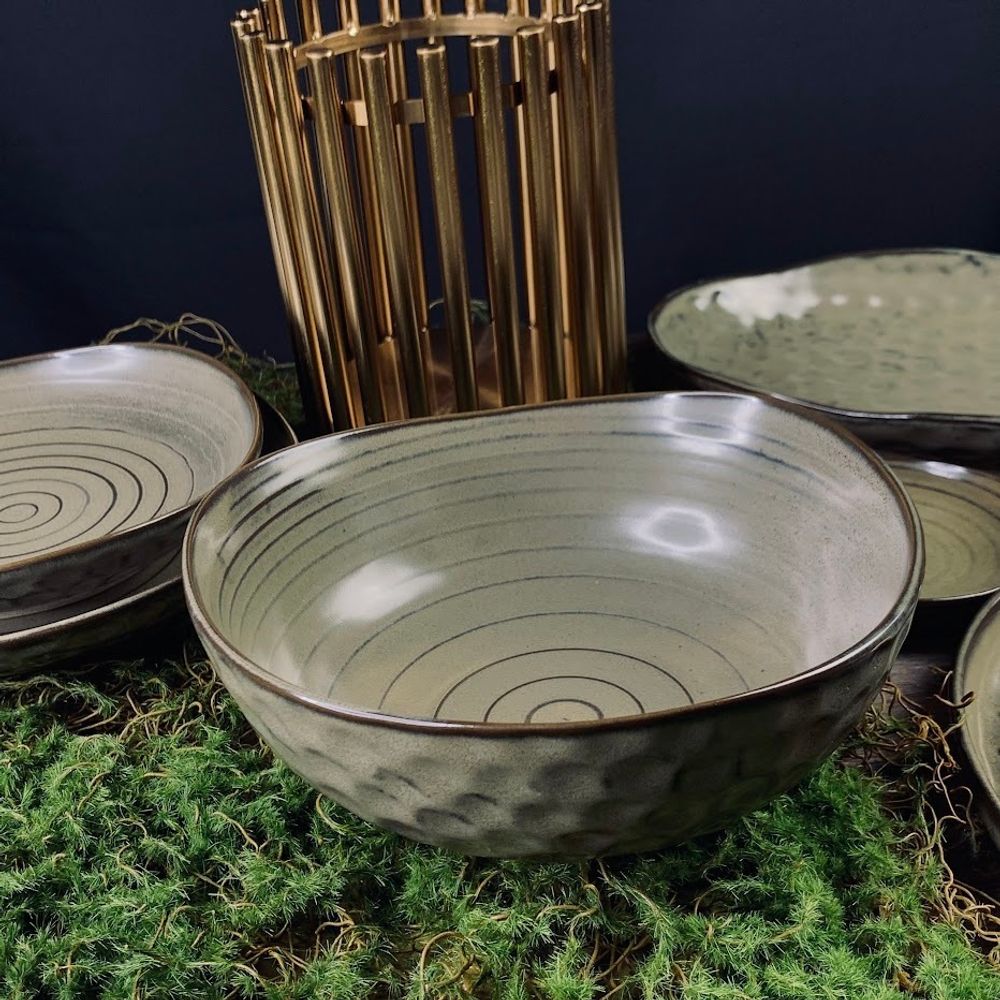 Lenardi 205-433 Салатник 19,5х8см МИСТРАЛЬ в под.уп.(х36)Фарфор