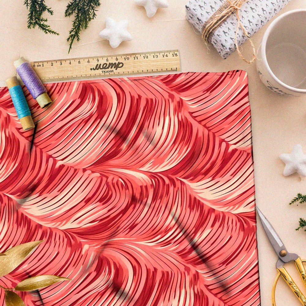 Ткань Ниагара Софт призрачный лабиринт