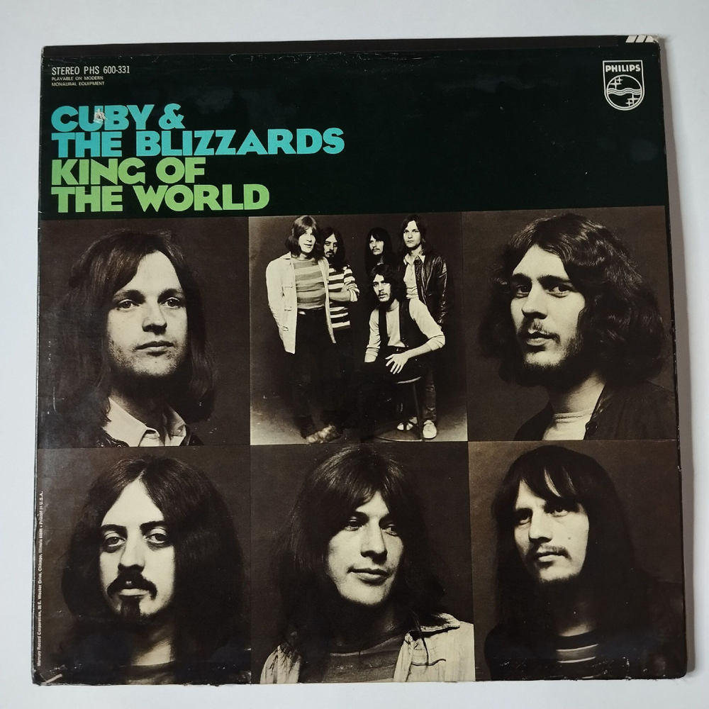 Винтажная виниловая пластинка LP Cuby and The Blizzards King Of The World (USA 1970)