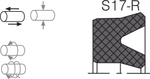 Уплотнение штока S17-R