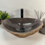 Раковина из речного камня RS-65229 54*43*15 0857
