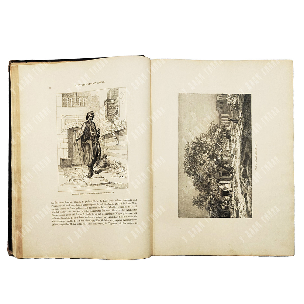 Георг Эберс. Египет / Georg Ebers. Aegypten in Bild und Wort. В 2 т., 1879.