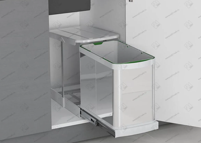 S-2572-G Мусорное ведро в базу 400 мм, Starax Large Busket, (260x440x400 мм)