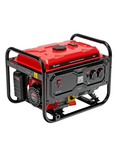 Генератор бензиновый MTX RS-4000, 3.3 кВт мощность и 208 см3 объем двигателя, 15 л объем топливного бака, ручной стартер и блок AVR, 2 розетки и датчик уровня масла, 946115