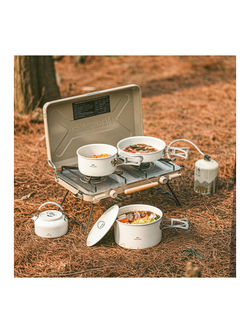 Набор посуды Naturehike туристический 4 в 1, керамическое покрытие, (с чайником)