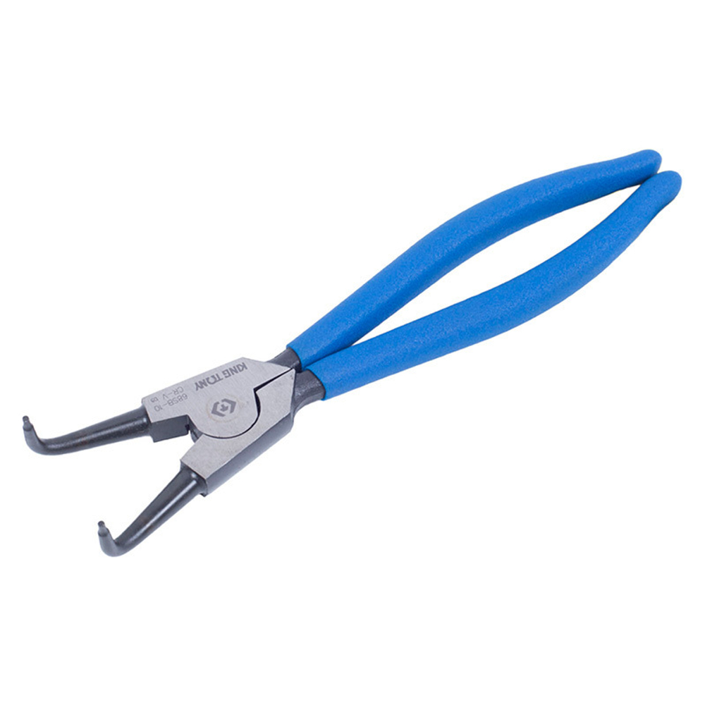 KING TONY (68SB-10) Съемник стопорных колец 241 мм, изогнутый, разжим