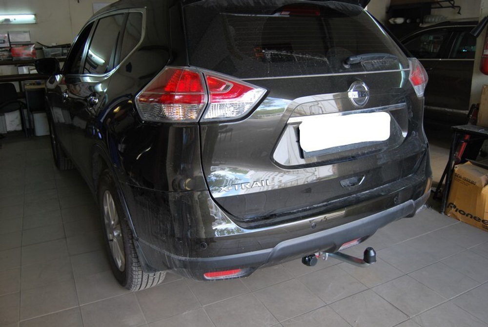 Фаркоп оцинкованный Galia N055A для Nissan X-Trail 2015-, Renault Koleos 2016-(паспорт и сертификат в комплекте)(без электрики)