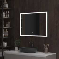 Зеркало "Frame silver standart" 900x700