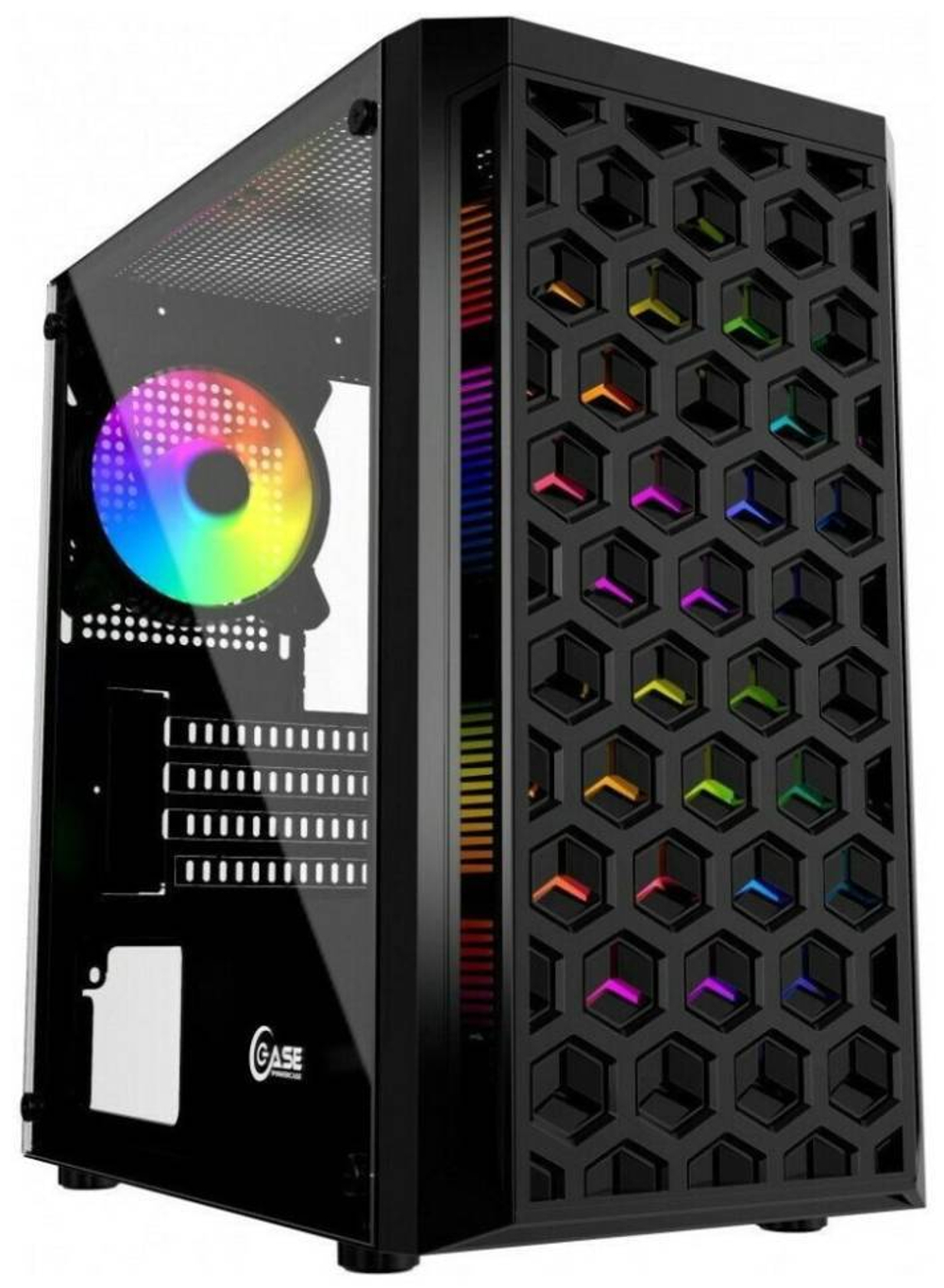 Компьютерный корпус Powercase MISTRAL Micro T3B Black