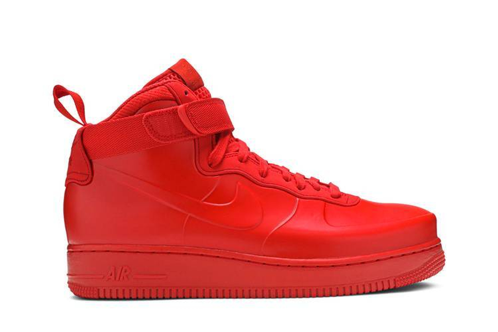 Кроссовки Nike Air Force 1 Foamposite Goes Full Red